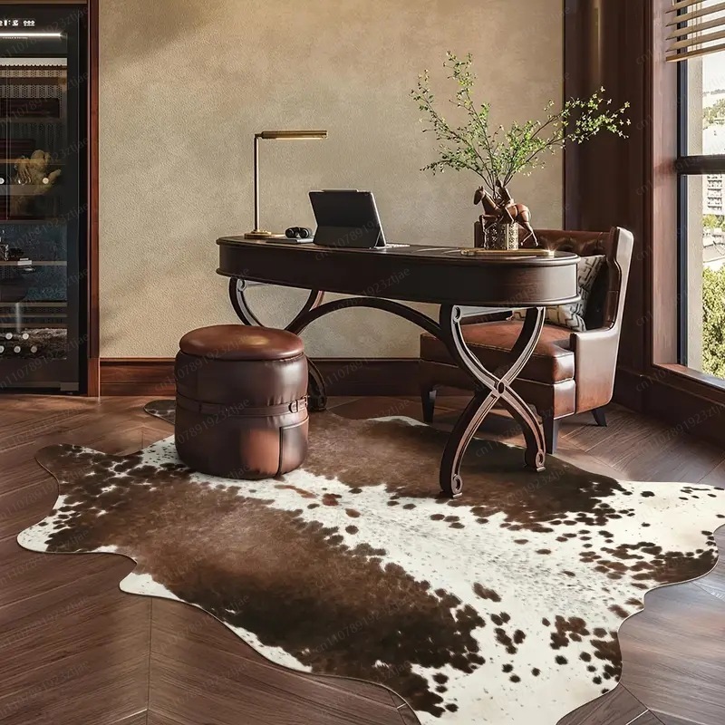 Alfombra de Piel Sintética de  - Cowhide Rug Faux reseña y precio