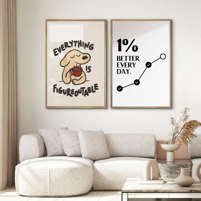Póster con cita inspiradora, a - Home Decor Quotes Ideas reseña y precio