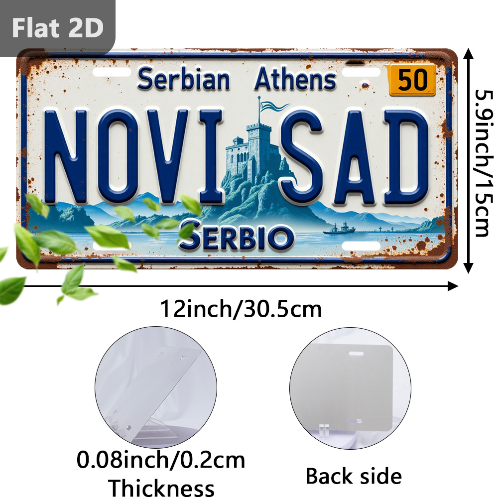 Letrero de metal vintage 2D co - Home Decor Novi Sad reseña y precio