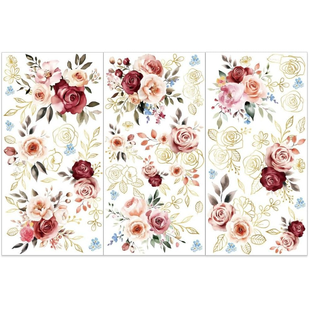 3 unids/set de rosas de acuare - Home Decor Flowers reseña y precio
