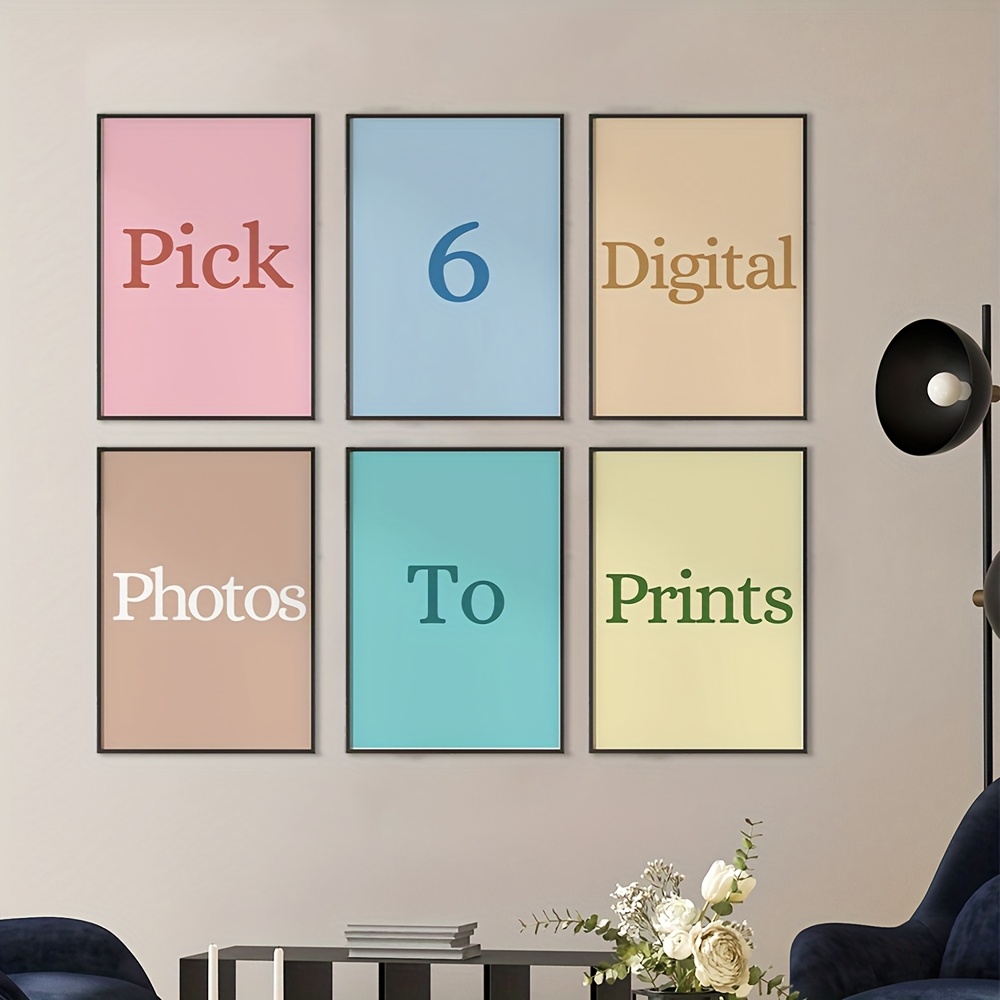 Juego de 6 Piezas de Lienzos P - Home Decor Canvas reseña y precio