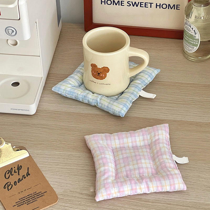 Posavasos de algodón hechos a  - Home Decor Korea reseña y precio