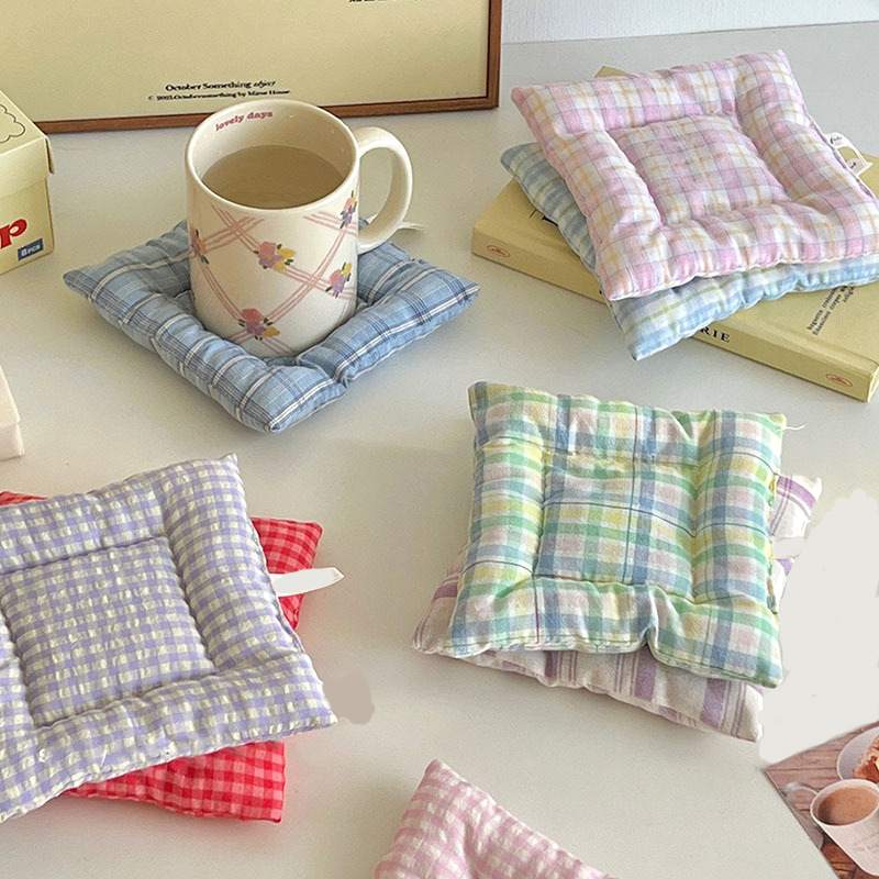 Posavasos de algodón hechos a  - Home Decor Korea reseña y precio
