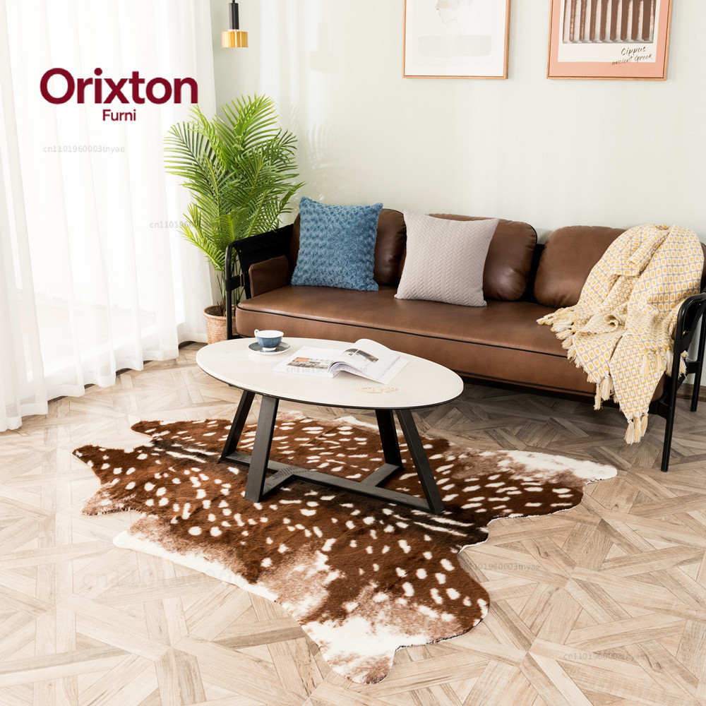 Alfombra de Moda con Estampado - Cowhide Rug Faux reseña y precio