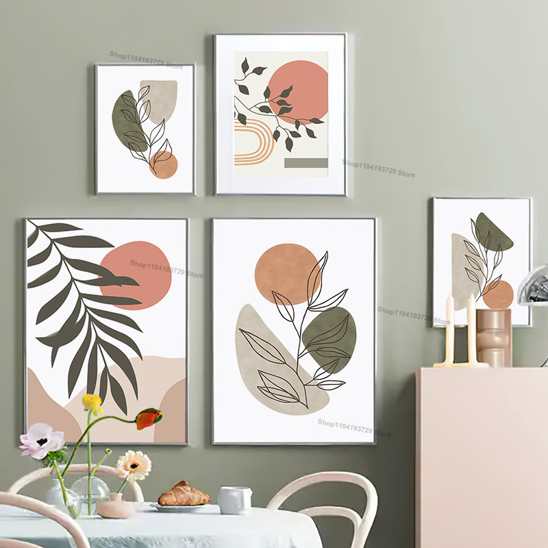 Cuadro de arte de pared con di - Home Decor Orange reseña y precio