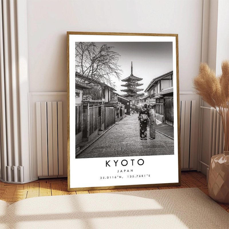 Póster de ciudad de viaje en b - Home Decor Dubai reseña y precio