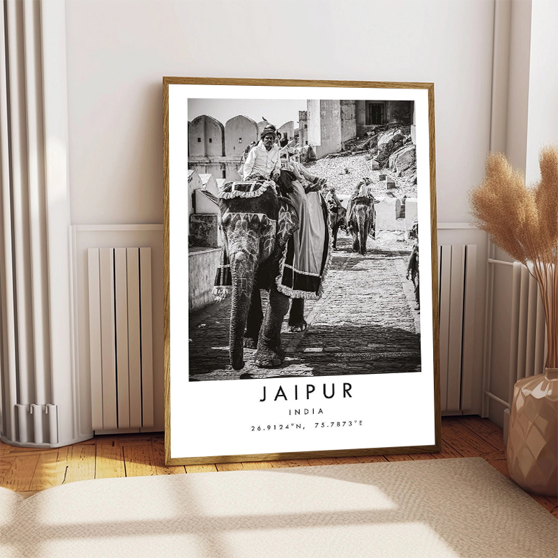 Póster de ciudad de viaje en b - Home Decor Dubai reseña y precio