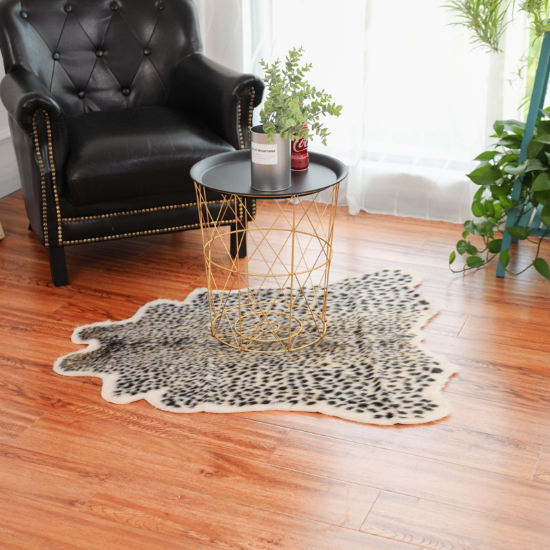 Alfombra de piel sintética con - Cowhide Rug Faux reseña y precio