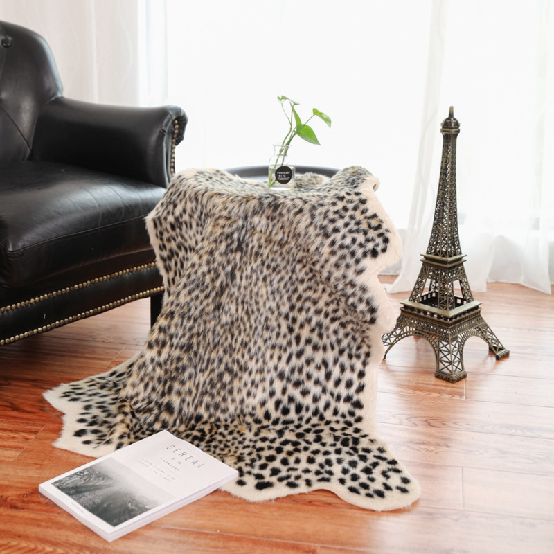 Alfombra de piel sintética con - Cowhide Rug Faux reseña y precio