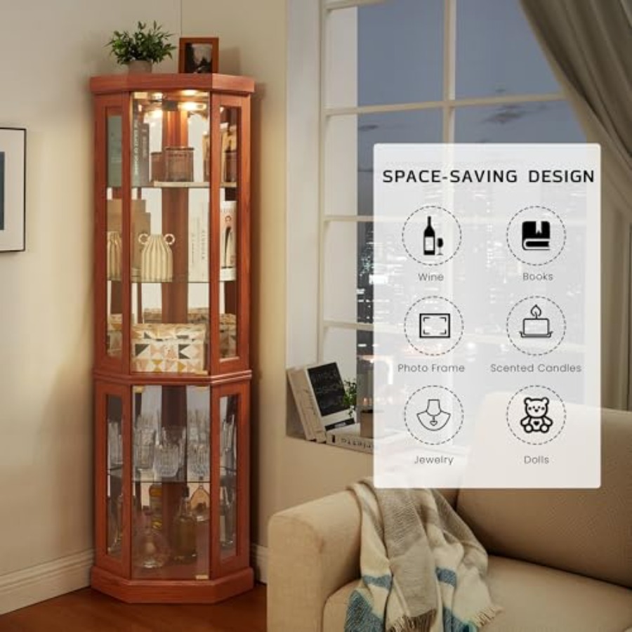 Vitrina de esquina para almace - H&M Home Decor reseña y precio