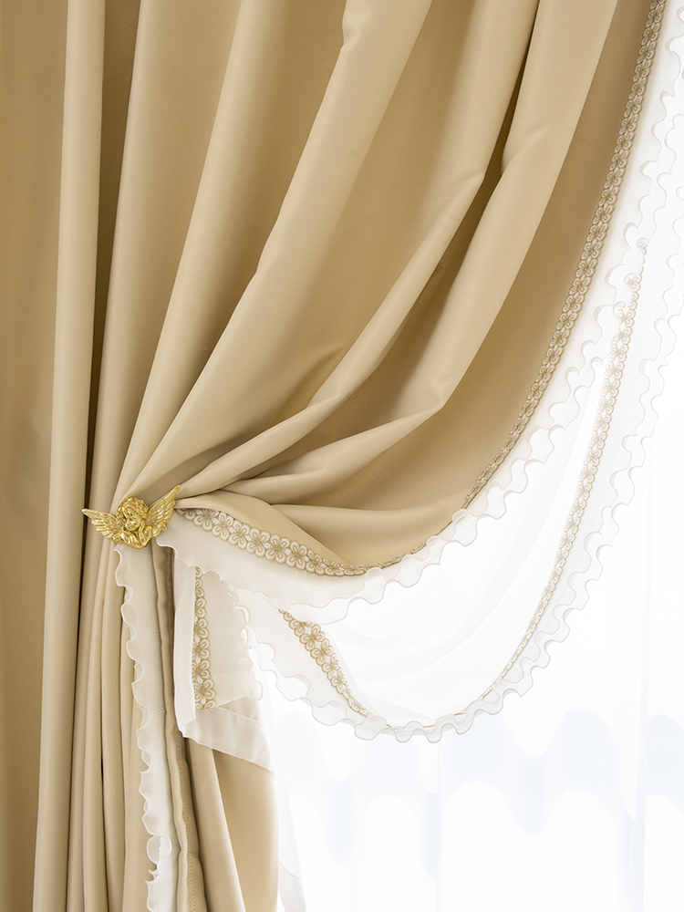 Cortina francesa de lujo para  - Home Decor Ig reseña y precio