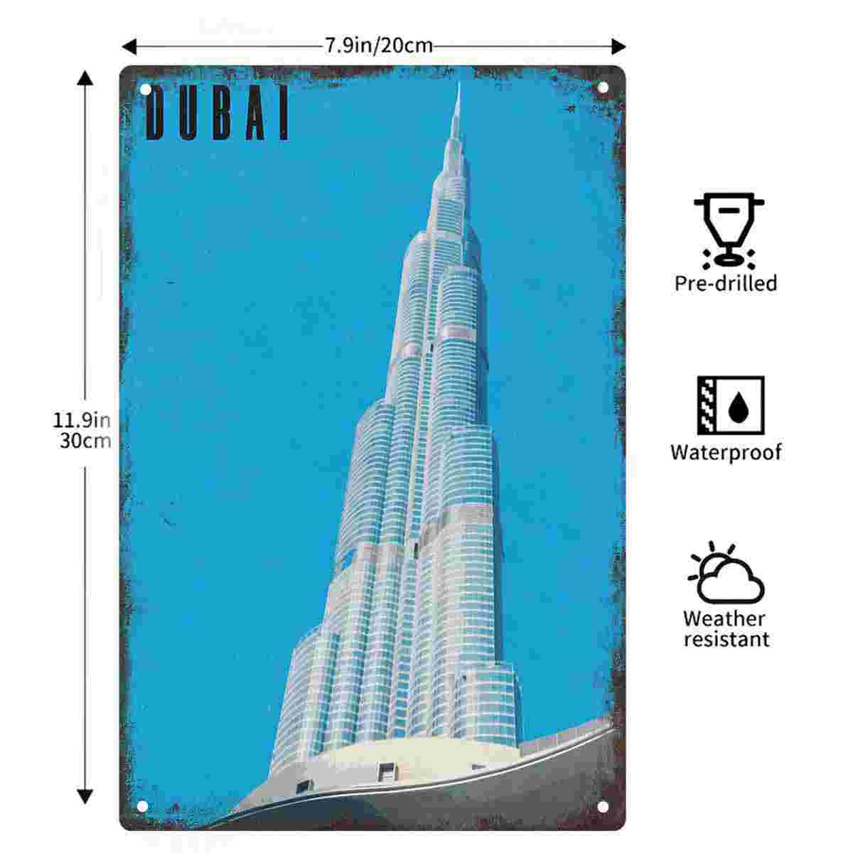 Letrero Metálico Decorativo 2D - Home Decor Dubai reseña y precio
