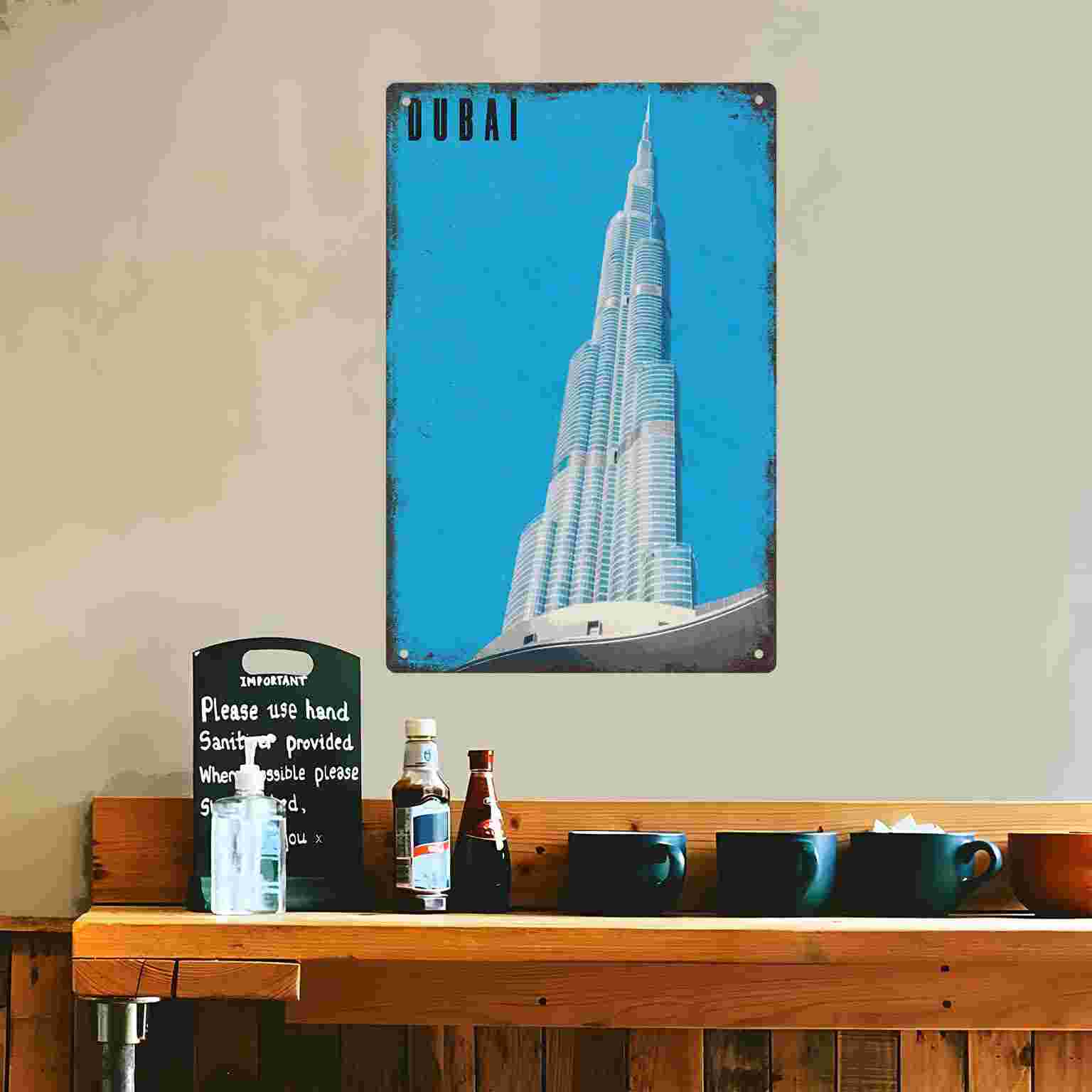 Letrero Metálico Decorativo 2D - Home Decor Dubai reseña y precio