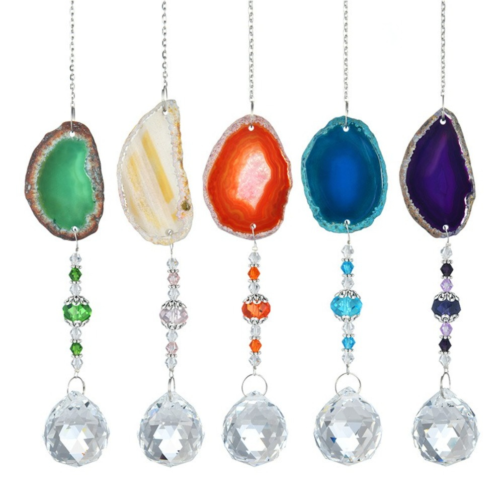 Atrapasueños de ágata de crist - Crystal Sun Catcher reseña y precio