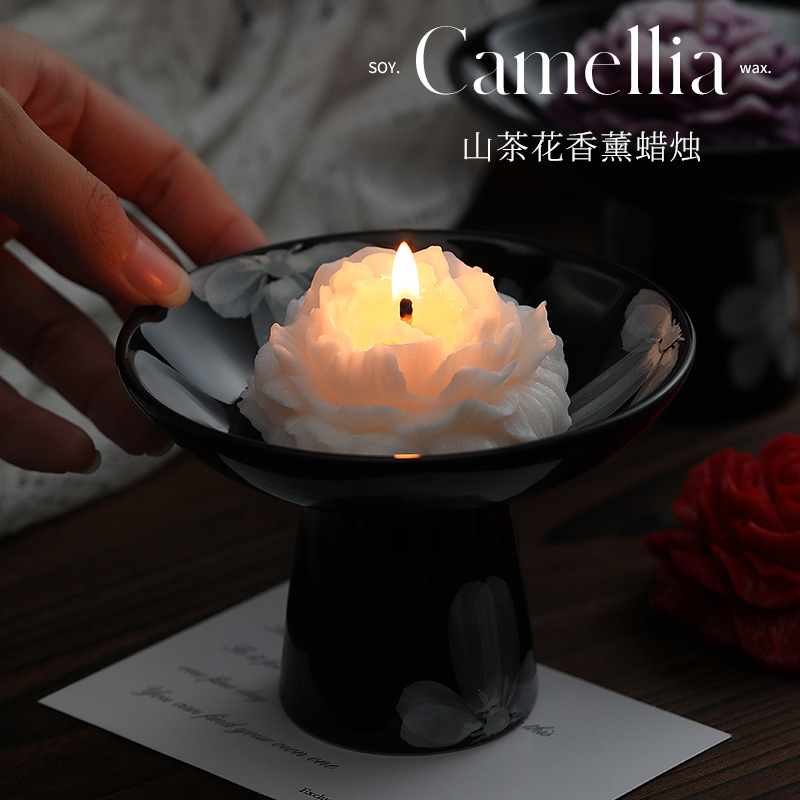 Velas aromáticas de Camelia, a - Home Decor Flowers reseña y precio