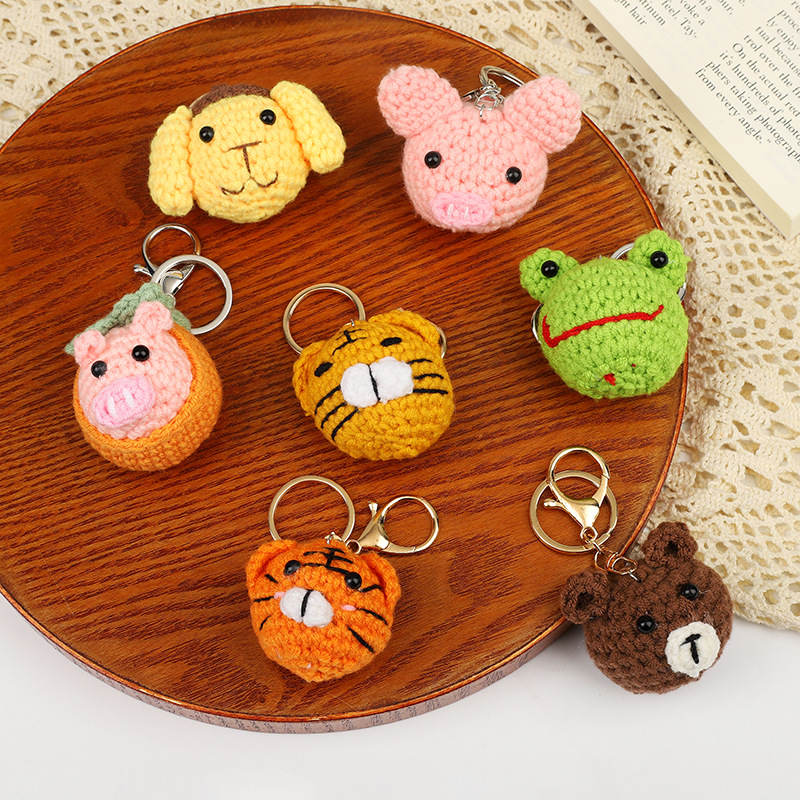LLavero de lana de ganchillo a - Home Decor Korea reseña y precio