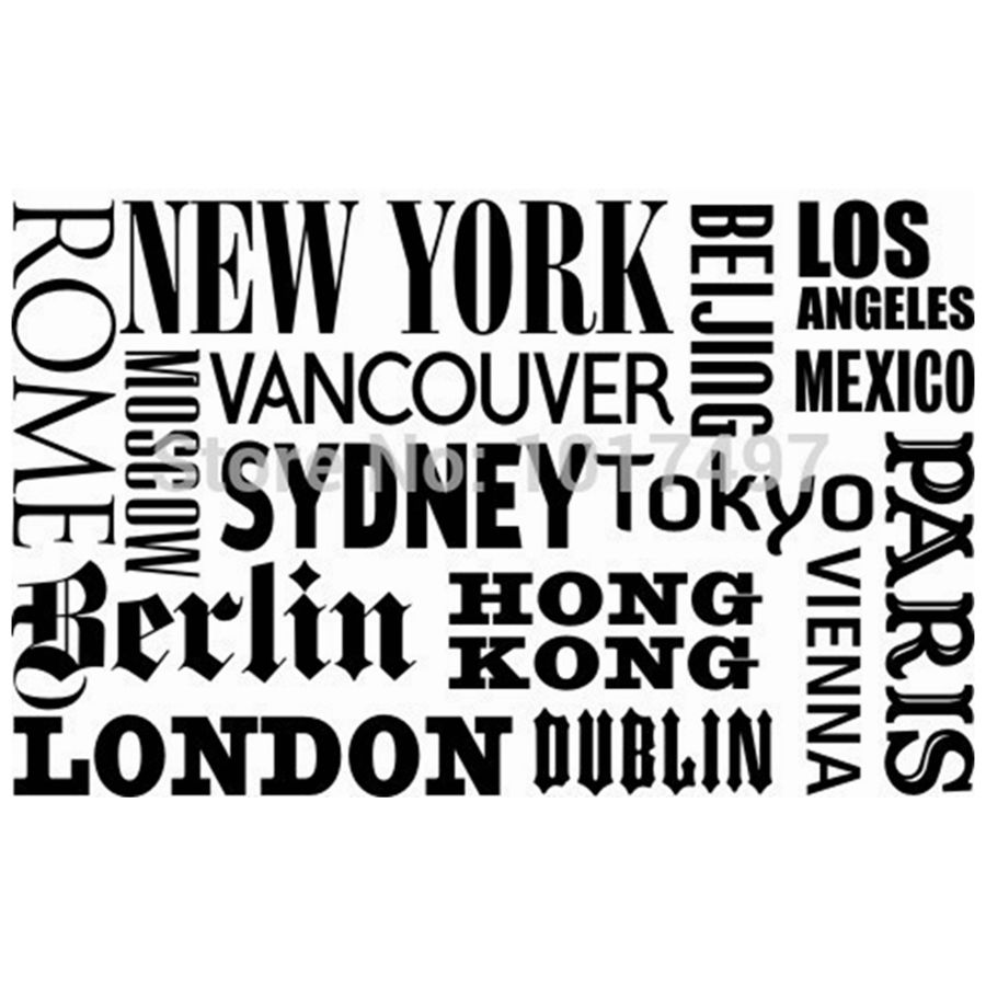 Nueva York, Londres, París, pe - Home Decor London reseña y precio