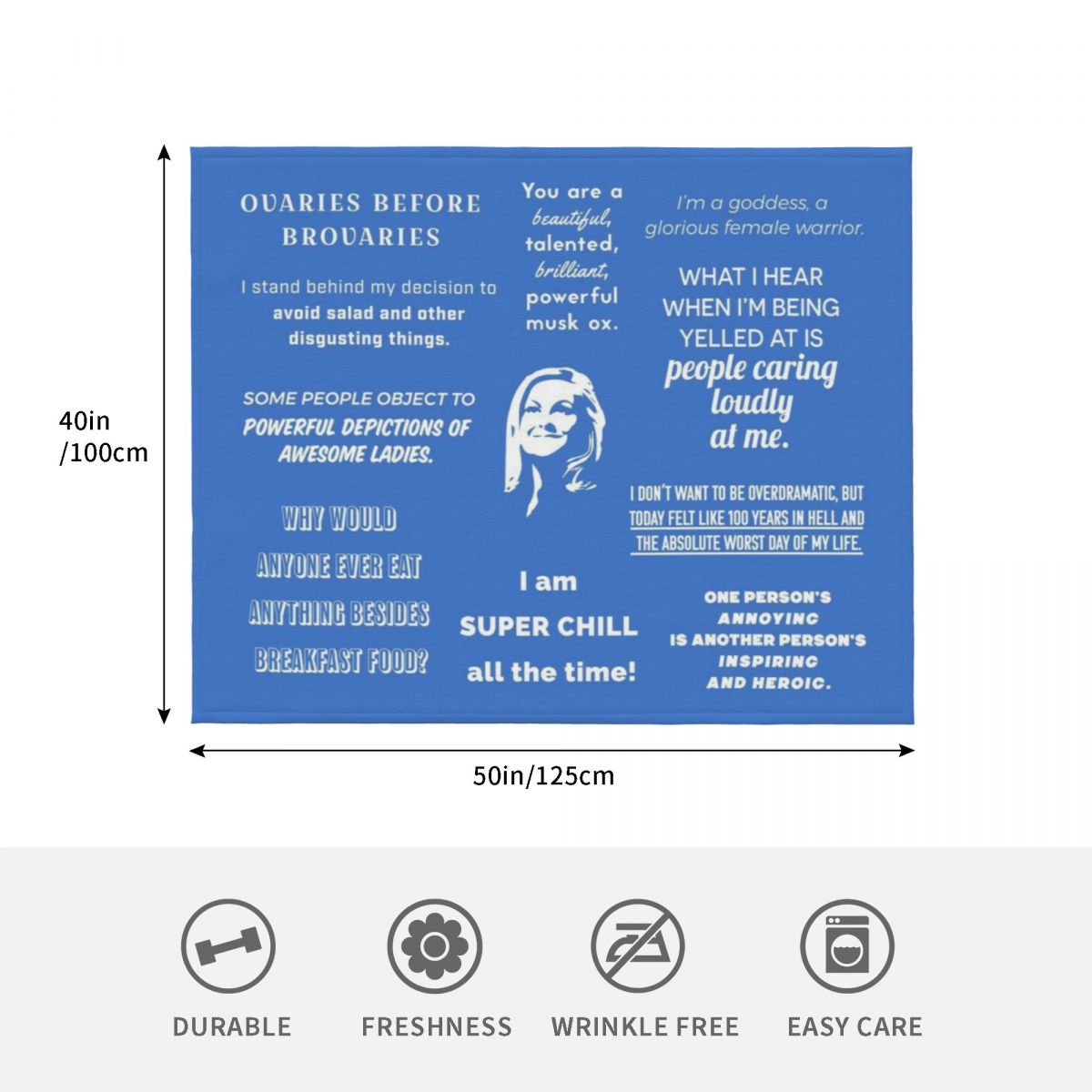 Leslie Knope: manta decorativa - Home Decor Quotes Ideas reseña y precio