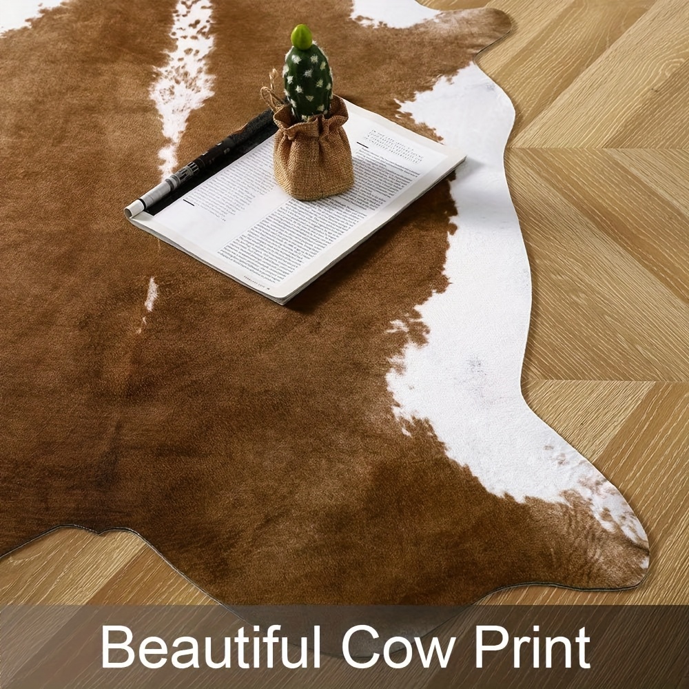 Alfombras de piel sintética de - Cowhide Rug Faux reseña y precio