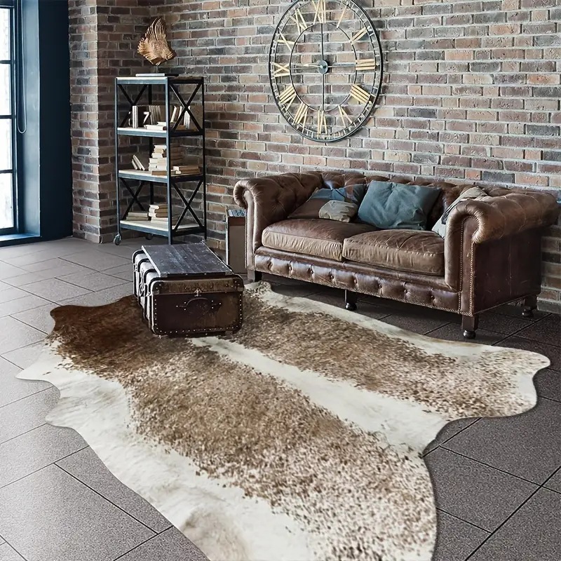 Alfombras de piel sintética de - Cowhide Rug Faux reseña y precio