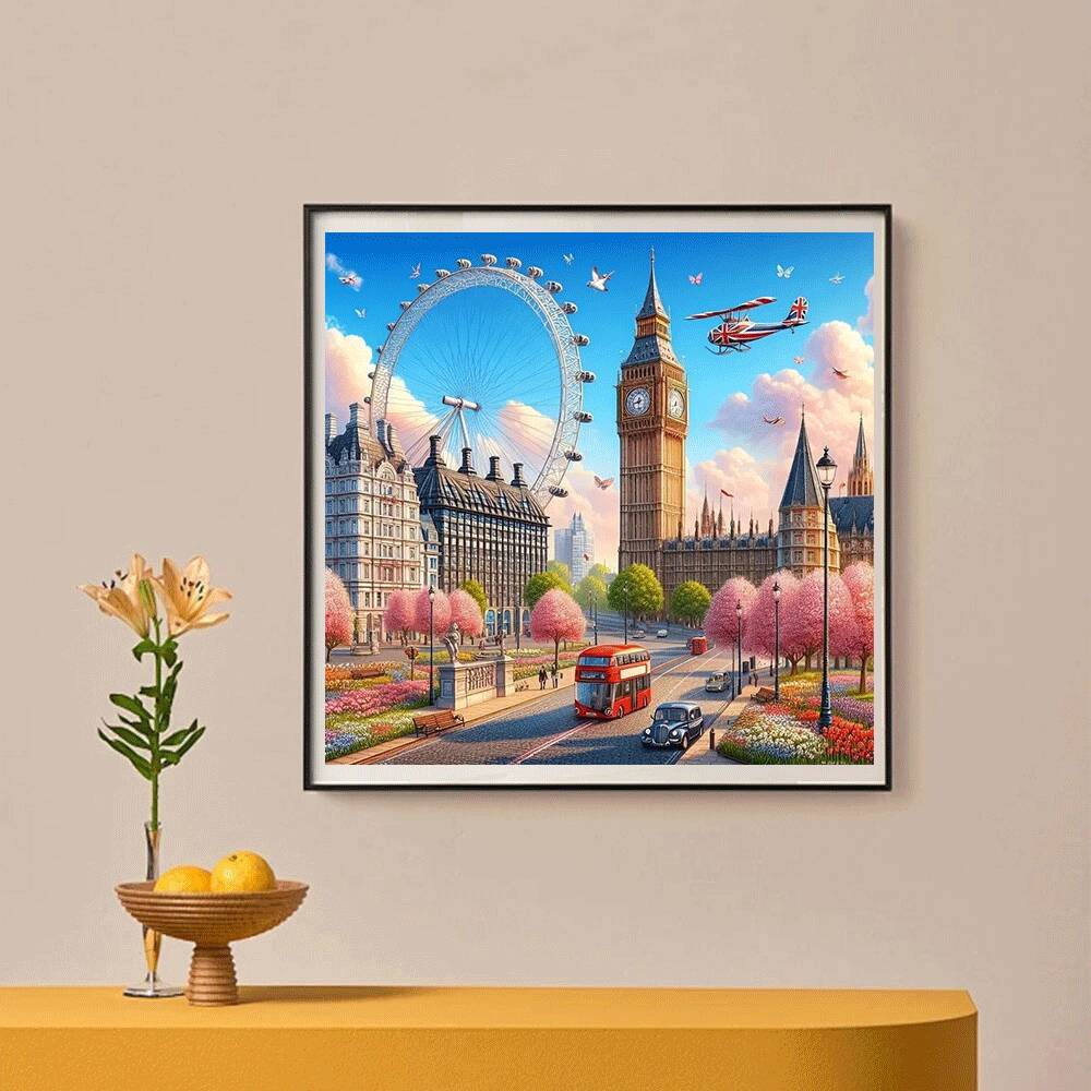 Mosaico de Diamantes Sin Marco - Home Decor London reseña y precio