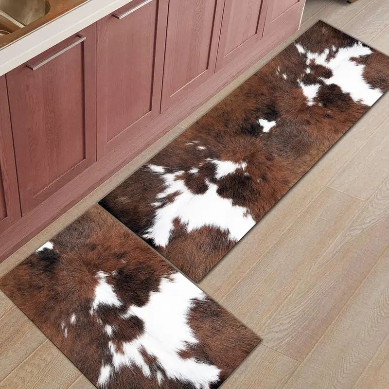 VIKAMA 1/2 Piezas Alfombra de  - Cowhide Rug Faux reseña y precio