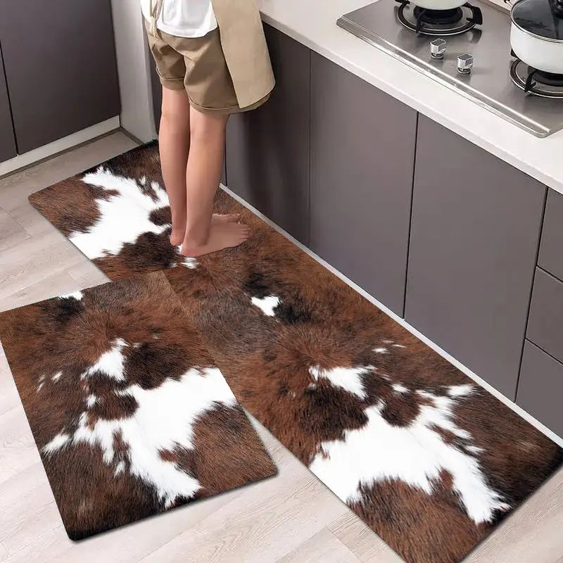 VIKAMA 1/2 Piezas Alfombra de  - Cowhide Rug Faux reseña y precio