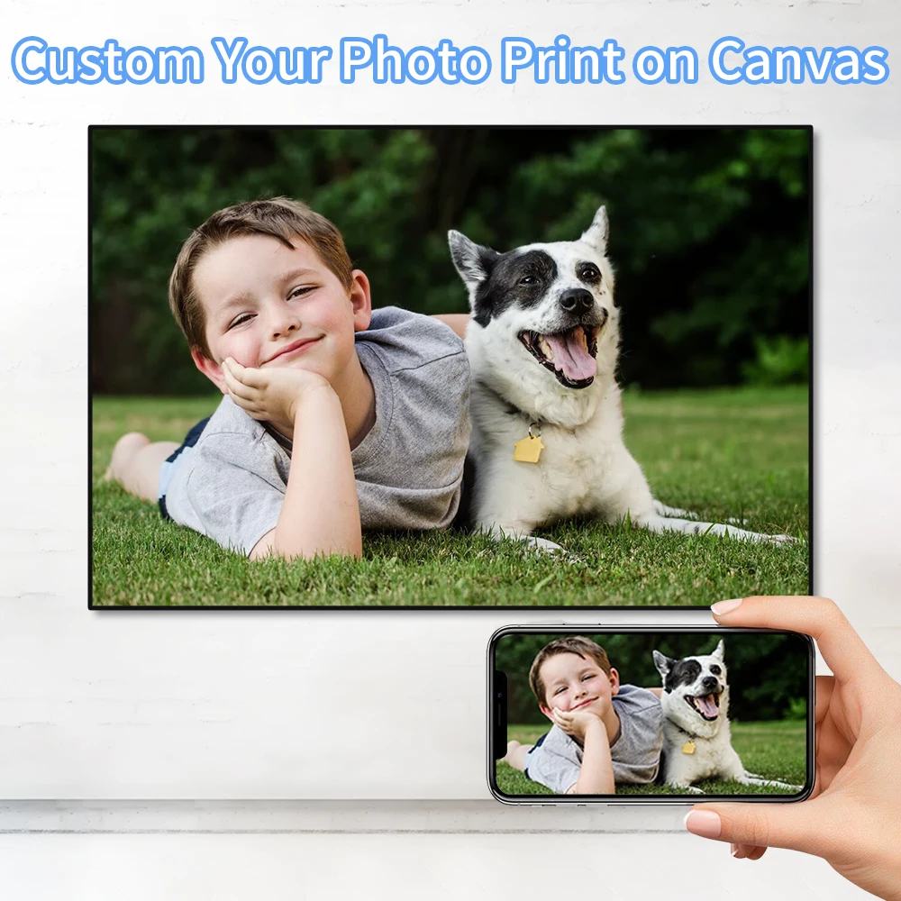 Pintura en lienzo personalizad - Home Decor Foto reseña y precio
