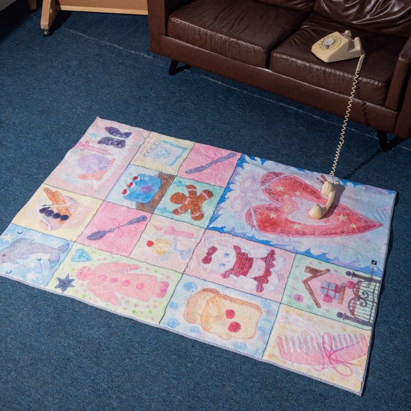 Alfombra rosa bonita para dorm - Home Decor Ig reseña y precio
