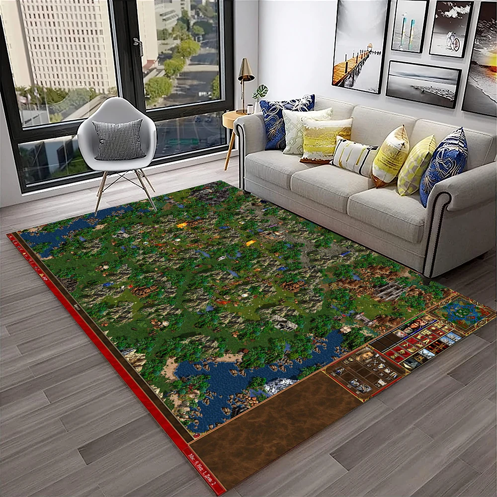 Alfombra Retro de héroes de ju - Home Decor Online Free reseña y precio