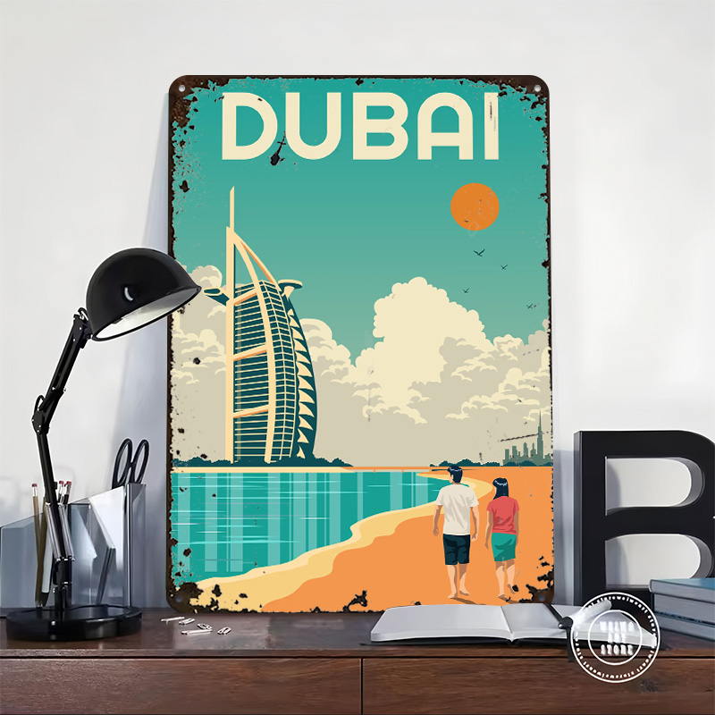 Póster Impreso de Viajes a Dub - Home Decor Dubai reseña y precio