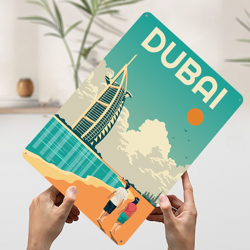 Póster Impreso de Viajes a Dub - Home Decor Dubai reseña y precio