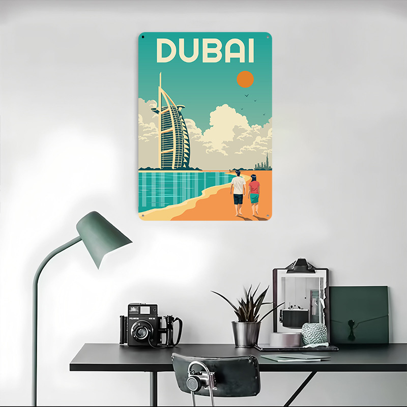 Póster Impreso de Viajes a Dub - Home Decor Dubai reseña y precio