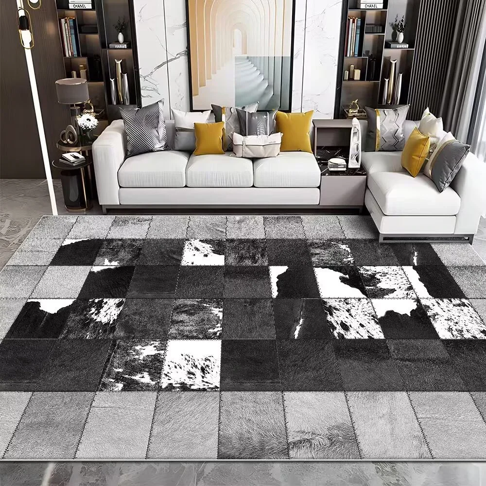 Alfombra moderna de imitación  - Cowhide Rug Faux reseña y precio