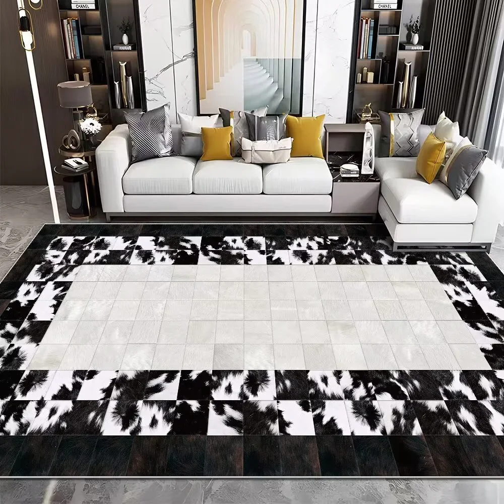 Alfombra moderna de imitación  - Cowhide Rug Faux reseña y precio