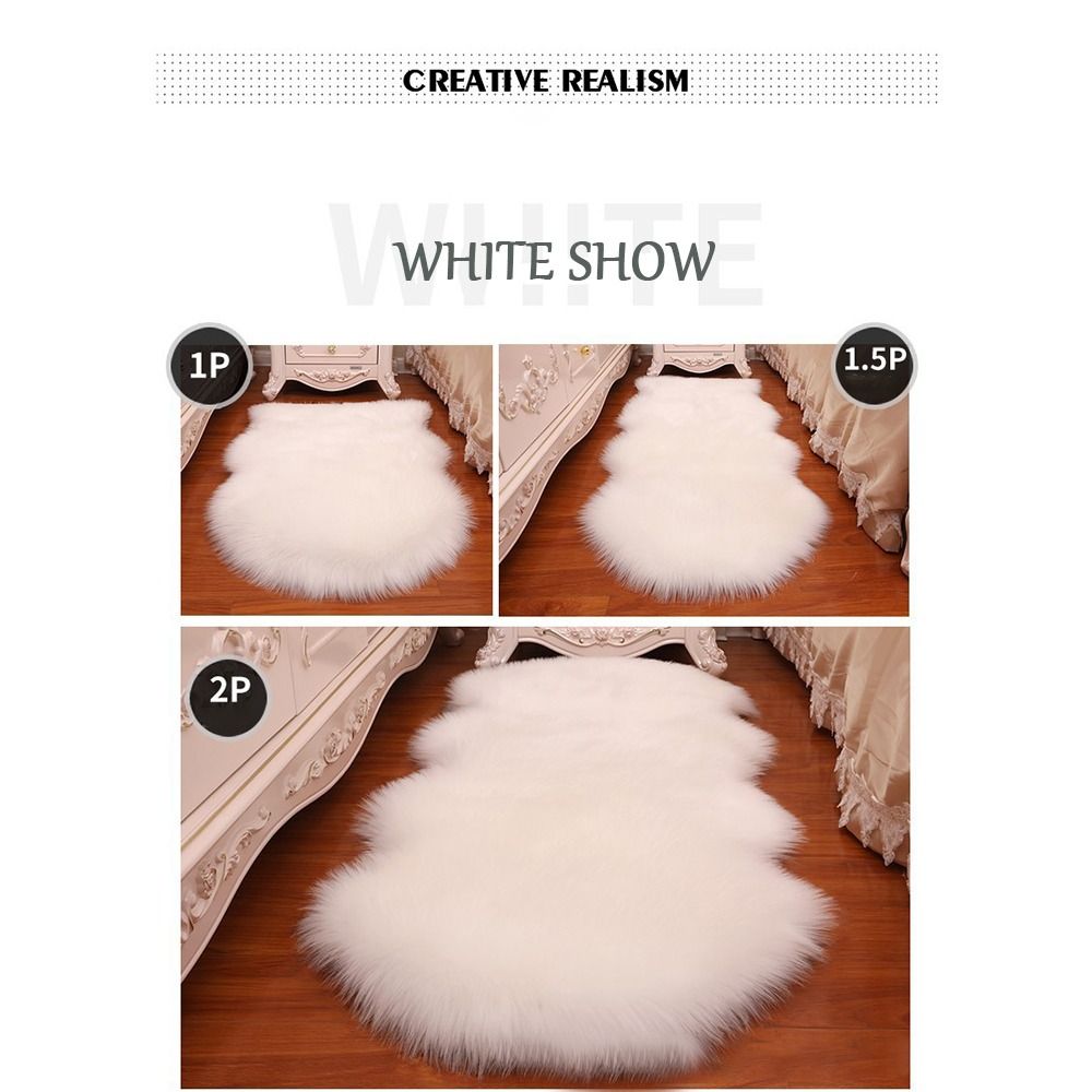 Alfombra de pelo largo de piel - Cowhide Rug Faux reseña y precio