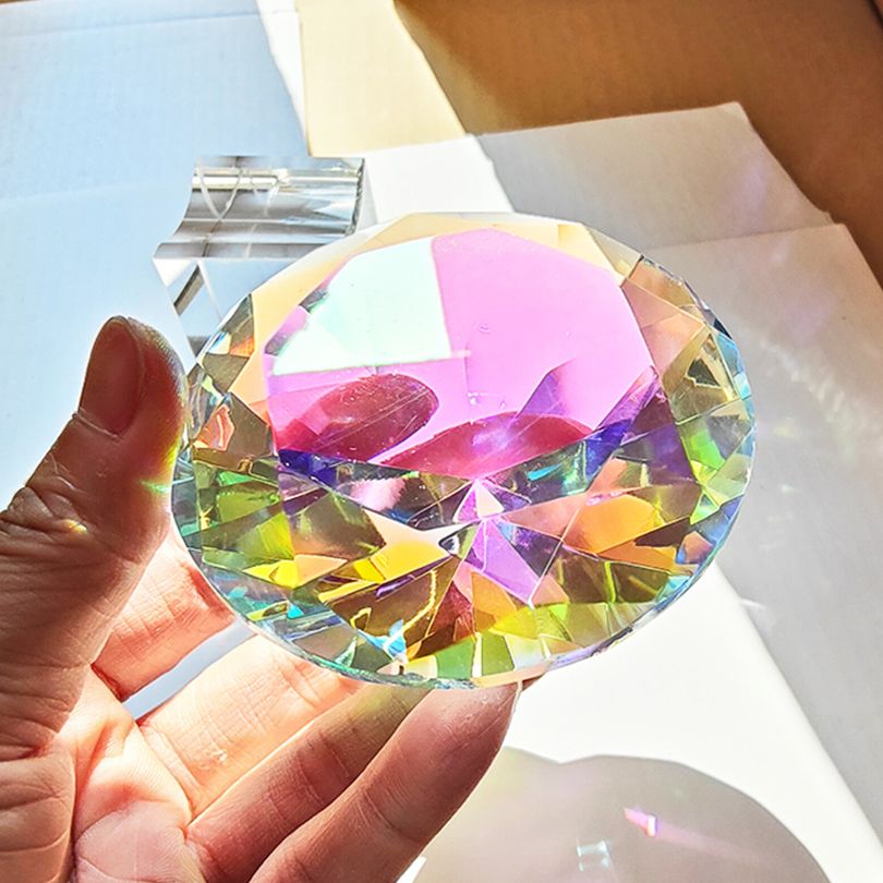 30-80mm AB colorido K9 cristal - Home Decor Korea reseña y precio