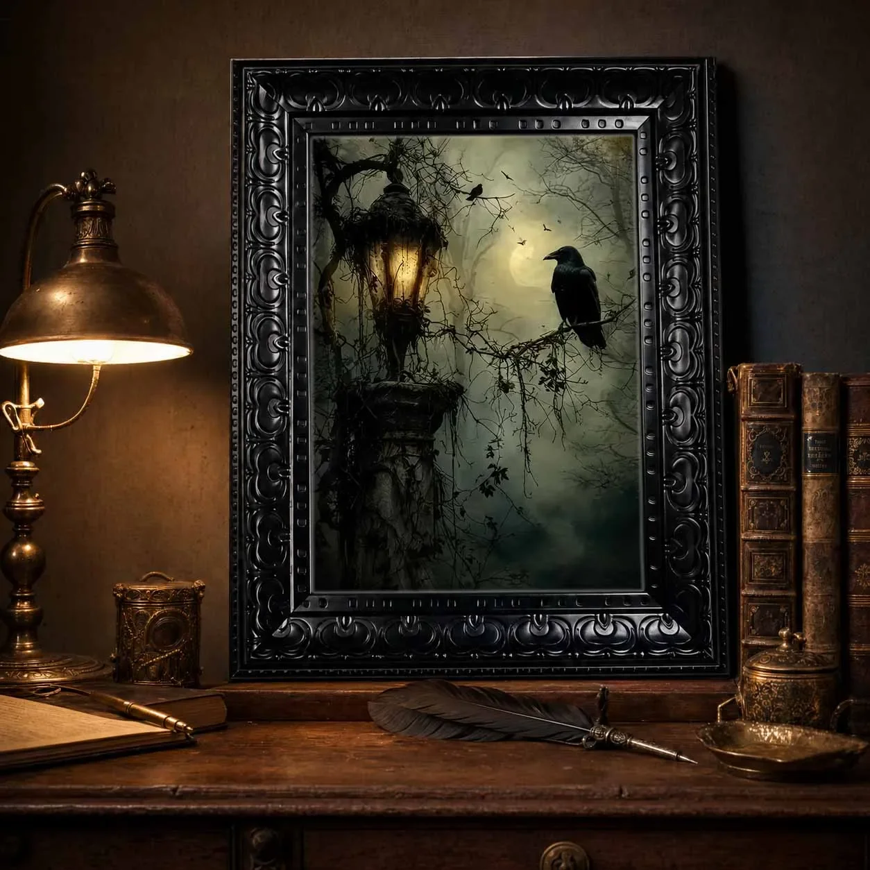 Arte de pared para Halloween,  - Home Decor Gothic reseña y precio