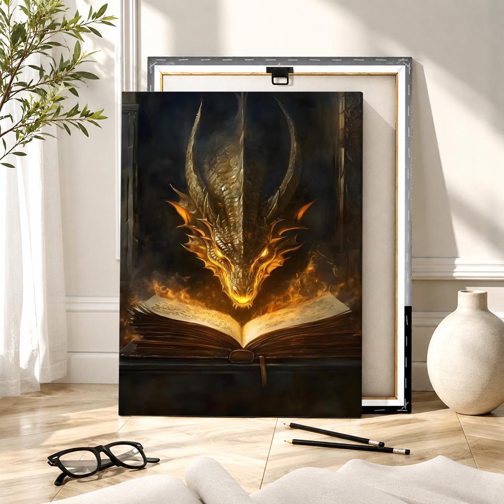 Cuadro de pared con dragón gót - Home Decor Gothic reseña y precio
