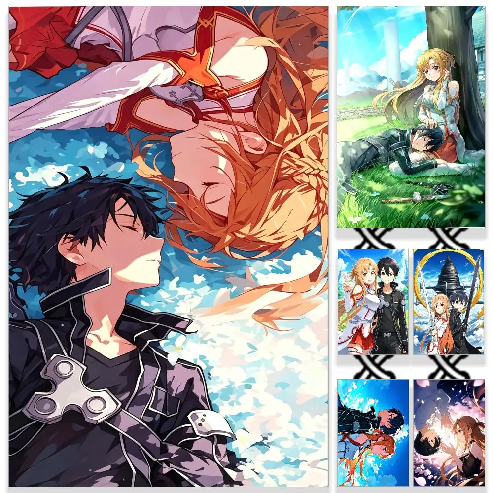 Póster de Anime Sword Online c - Home Decor Online Free reseña y precio