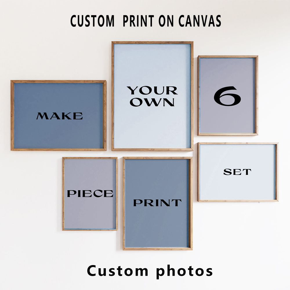 Juego de 6 Impresiones en Lien - Home Decor Canvas reseña y precio