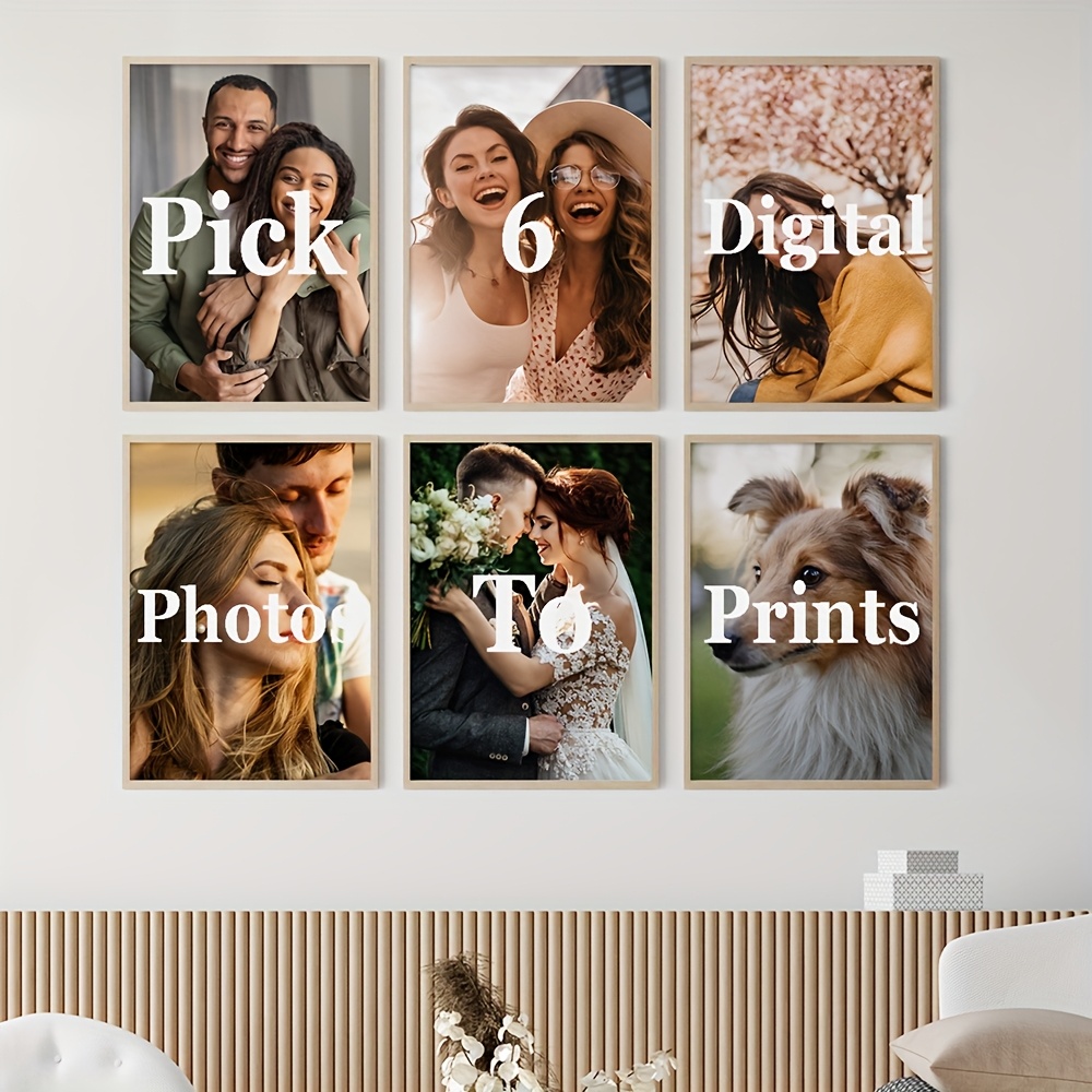 Juego de 6 Impresiones en Lien - Home Decor Canvas reseña y precio