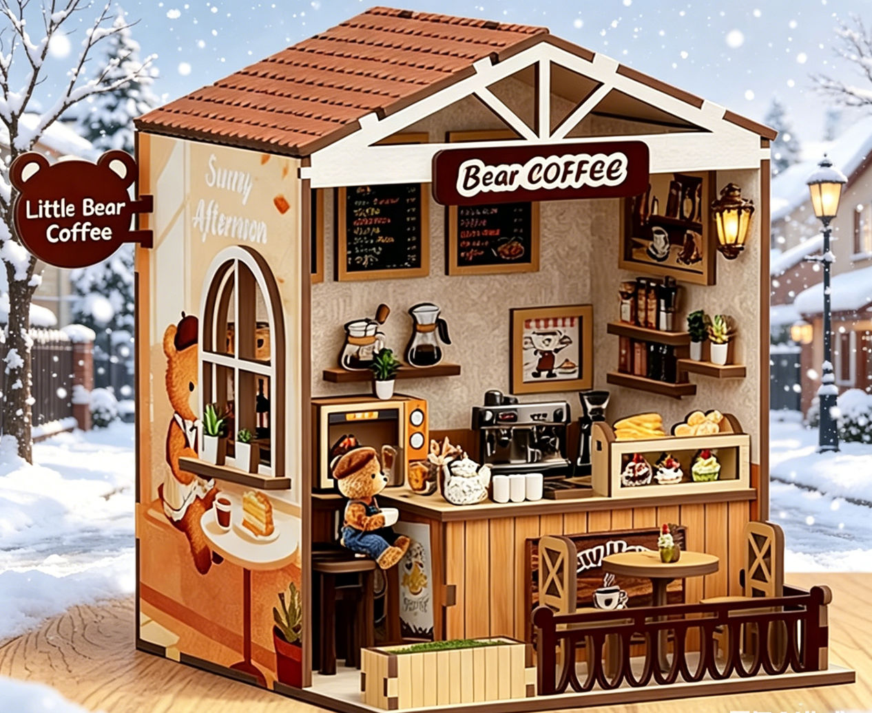 Rompecabezas de Casa de Café M - Home Decor Store reseña y precio