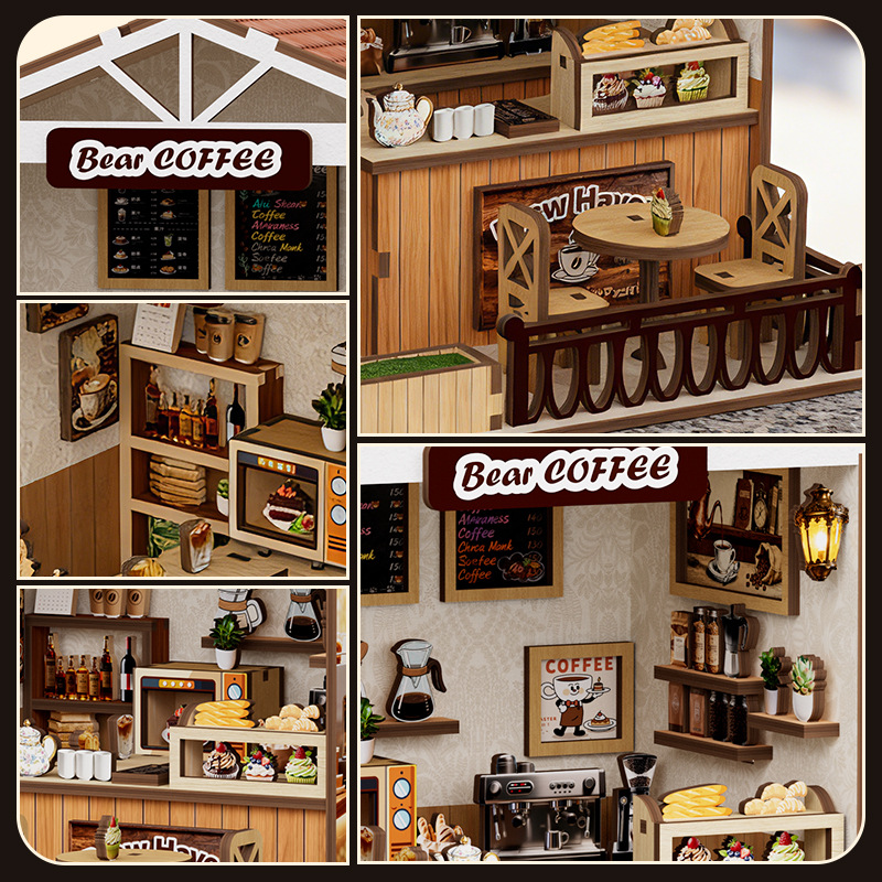 Rompecabezas de Casa de Café M - Home Decor Store reseña y precio