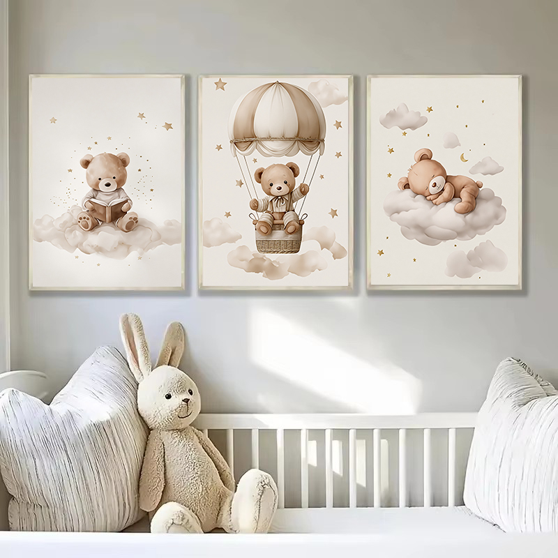 3 unids/set de oso de peluche  - Home Decor Canvas reseña y precio