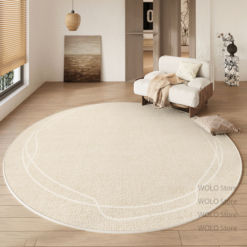 Alfombra Redonda de Estilo Cre - Home Decor Ig reseña y precio