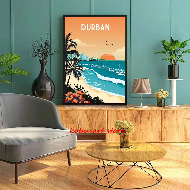Pintura en lienzo ilustrada de - Home Decor Dubai reseña y precio